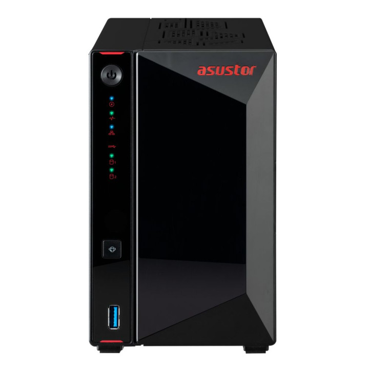 ASUSTOR INC. 2-BAY NAS QC 2.0GHZ CPU 4GB DDR4 4X M.2 SSD